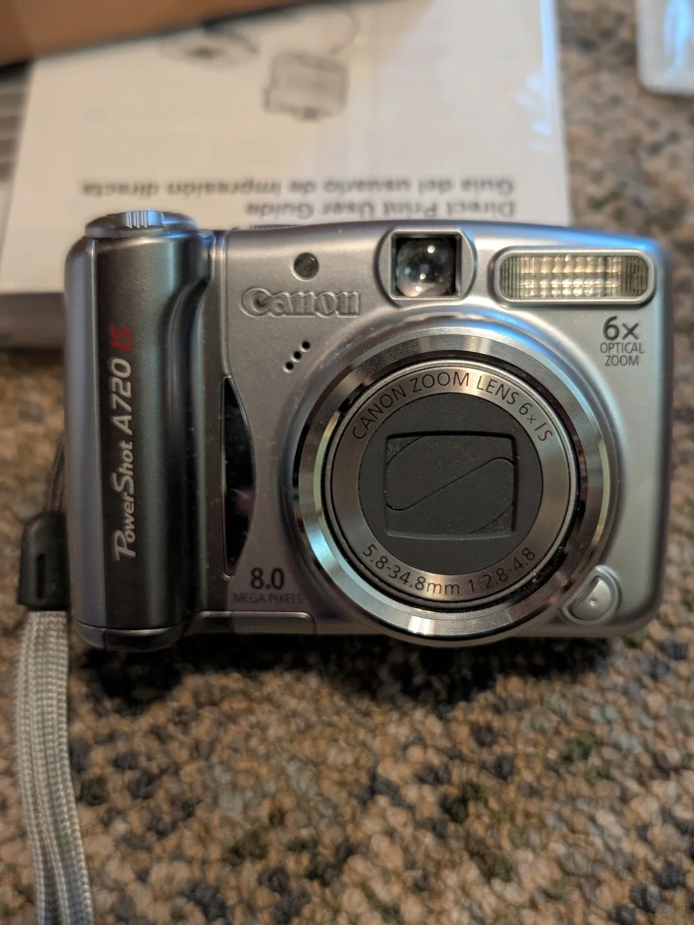 Canon PowerShot A720 IS Digital Camera - Silver